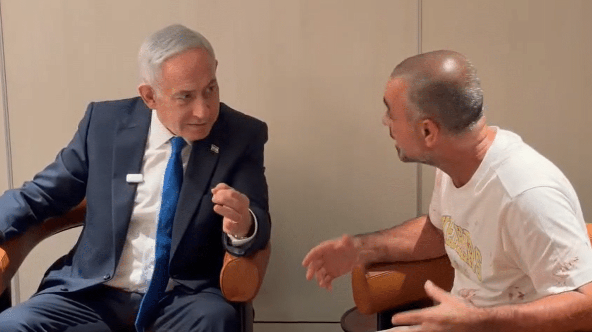"חנקתי אותו": הישראלי שנטרל את המחבל משחזר בפני נתניהו