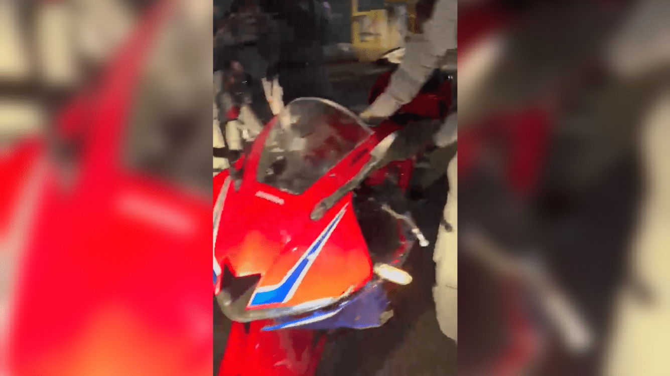 השוטרים הפתיעו את בעל האופנוע שנגנב בחודש שעבר
