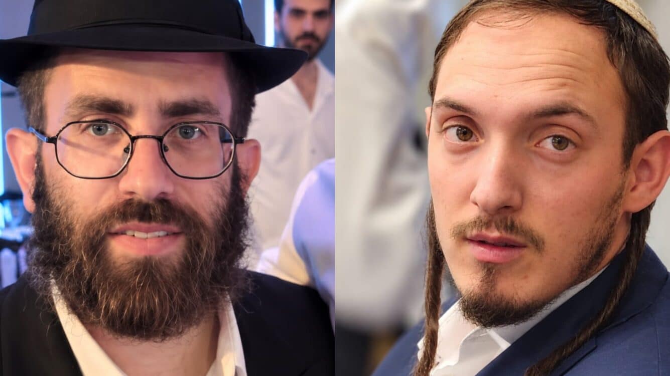 חנמאל דורפמן ונציג חרדי ברשימת "עוצמה יהודית"