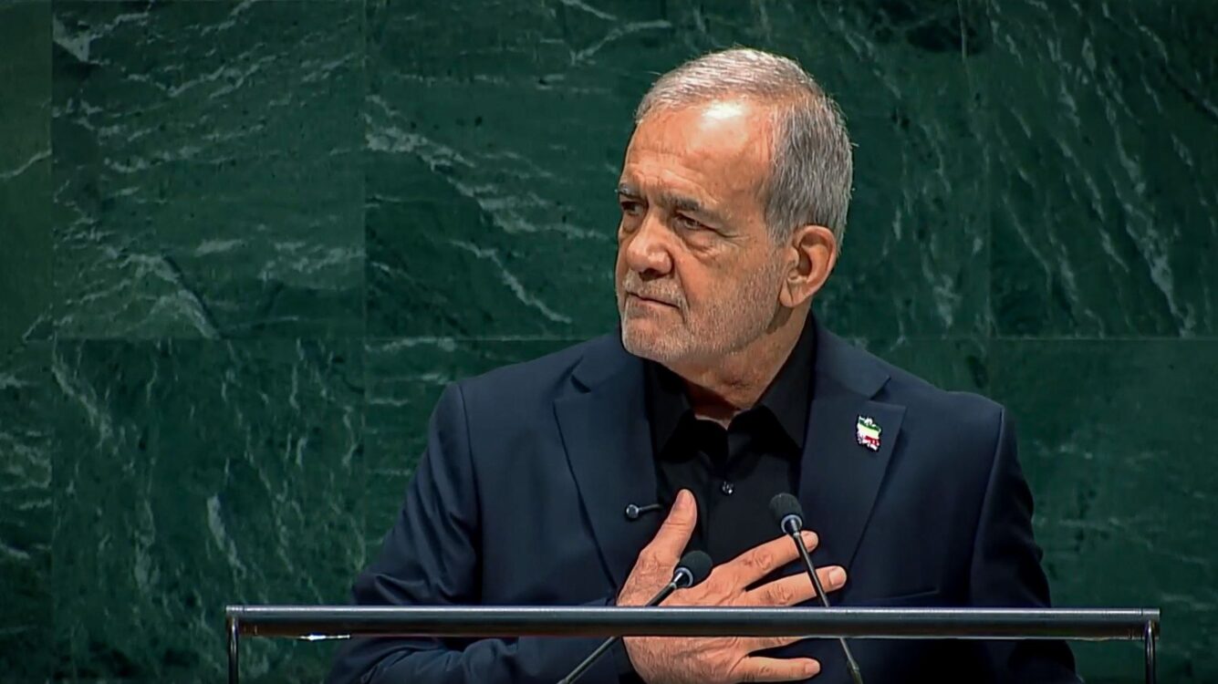 "אנחנו טרוריסטים?": מופע השקרים של נשיא איראן באו"ם