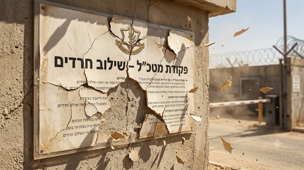 האותיות הקטנות: קראנו את פקודות המטכ"ל והתרמית נחשפה