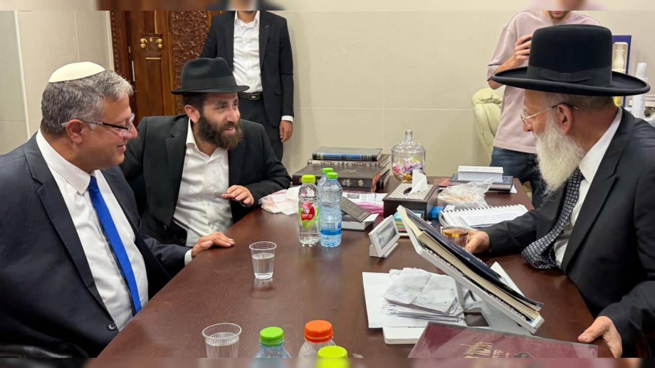 הברכה המיוחדת של הגאון הרב אלבז לשר בן גביר