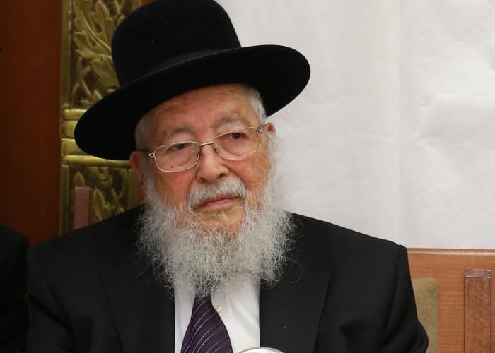 לקיים בנו חכמי ישראל: רבה הישיש של בית שמש פונה לבית החולים