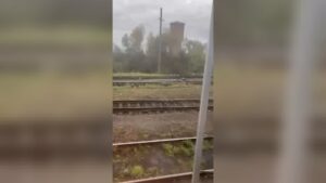 חריג באוקראינה: כטב"מ רוסי כמעט פגע ברכבת הדיפלומטית