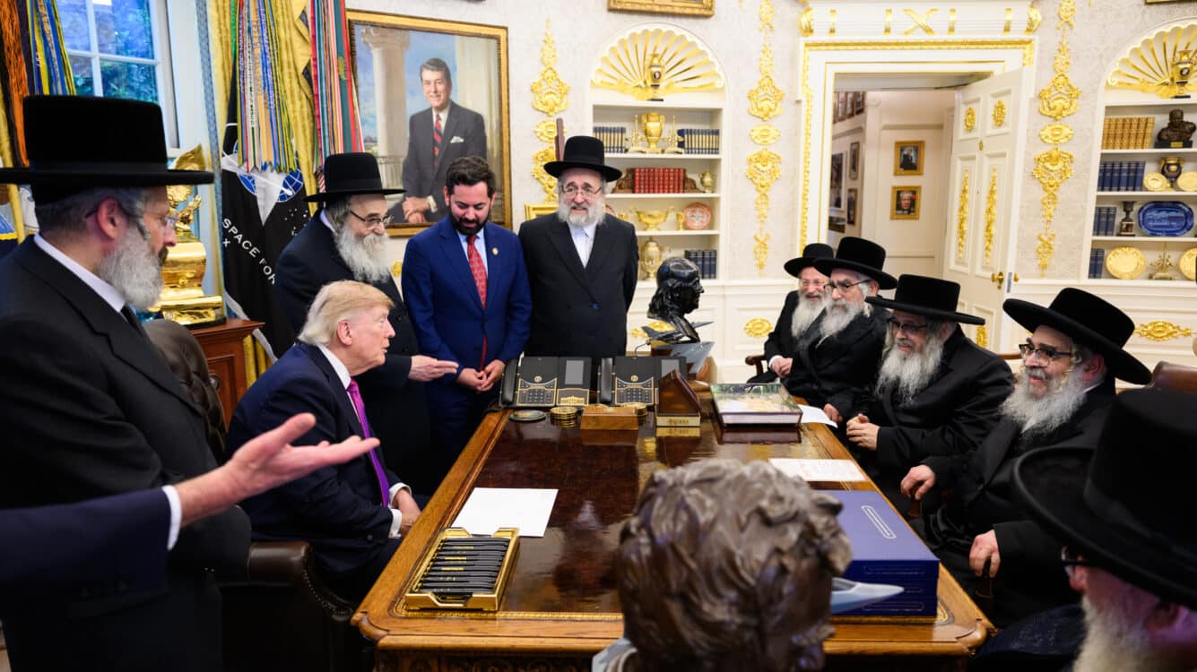 בבית הלבן: המפגש החריג של האדמו"רים עם טראמפ