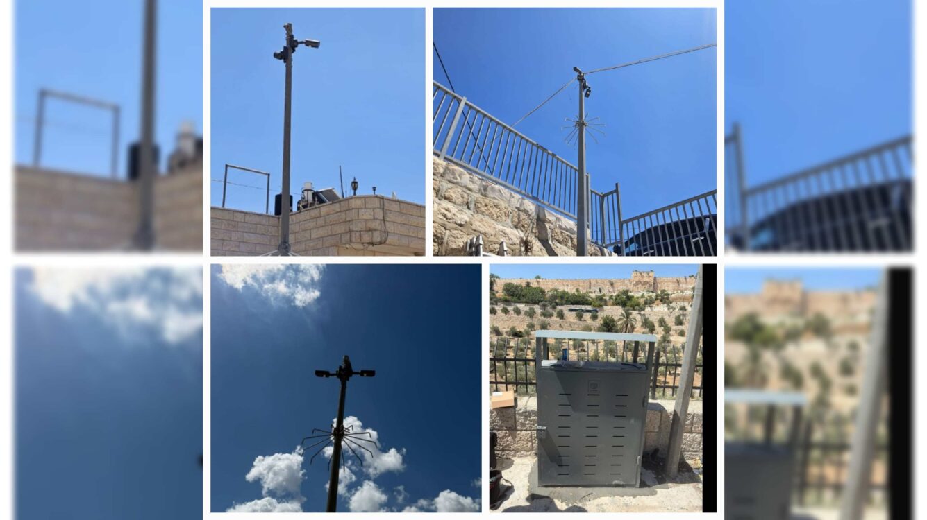 מרכז המבקרים ביוזמת הוועד להגנת הר הזיתים מתקדם לקראת השלמת השלד