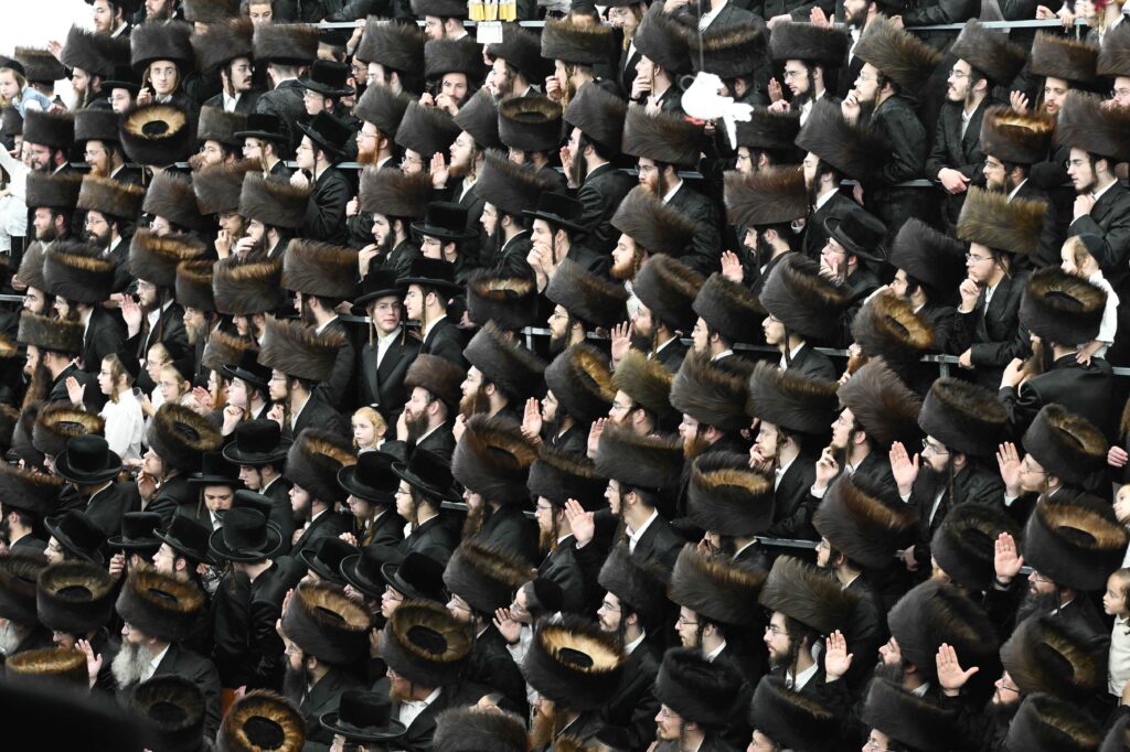 הנחת הסכך ועד והנענועים בלולב: גלריה מחג הסוכות בצאנז הנחת הסכך ועד והנענועים בלולב: גלריה מחג הסוכות בצאנז