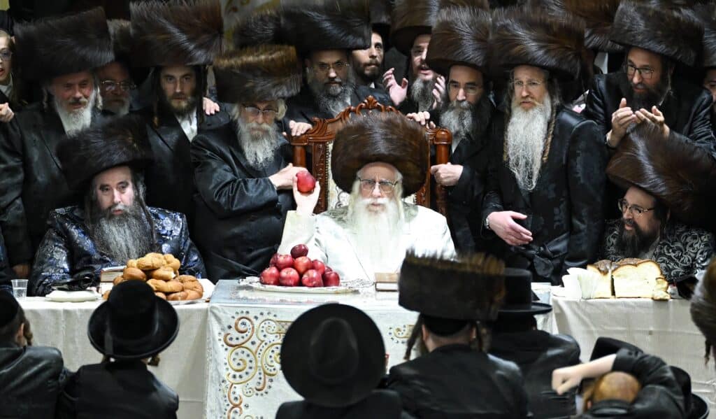 הנחת הסכך ועד והנענועים בלולב: גלריה מחג הסוכות בצאנז הנחת הסכך ועד והנענועים בלולב: גלריה מחג הסוכות בצאנז