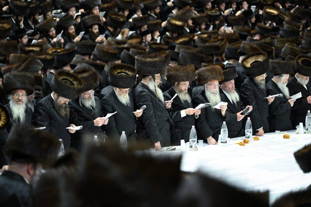 הנחת הסכך ועד והנענועים בלולב: גלריה מחג הסוכות בצאנז הנחת הסכך ועד והנענועים בלולב: גלריה מחג הסוכות בצאנז