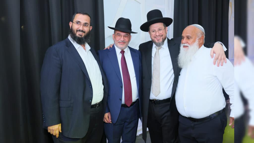 רבנים ואדמו"רים בבר מצווה לבנו של הגר"א דרעי רבנים ואדמו"רים בבר מצווה לבנו של הגר"א דרעי