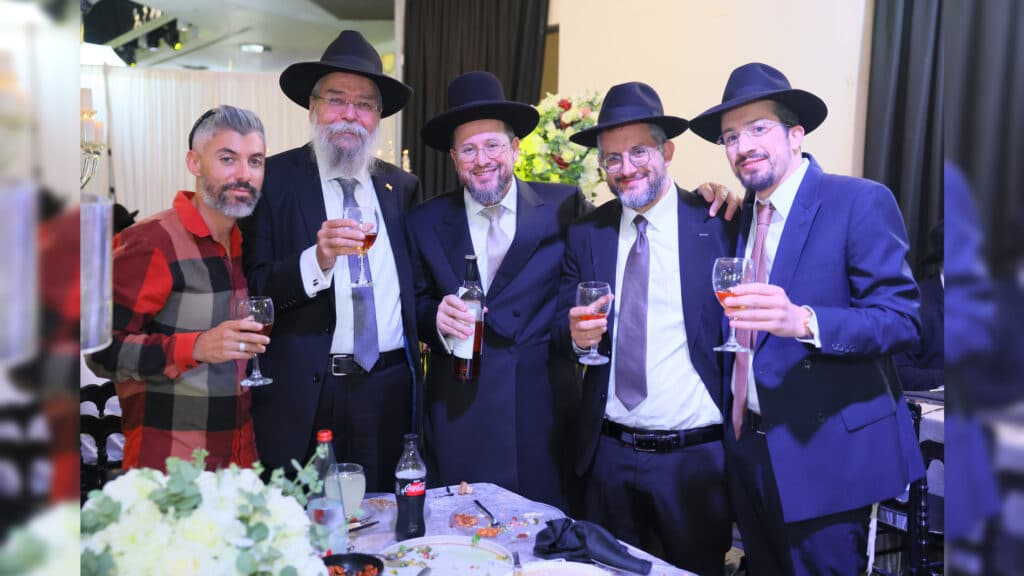 רבנים ואדמו"רים בבר מצווה לבנו של הגר"א דרעי רבנים ואדמו"רים בבר מצווה לבנו של הגר"א דרעי