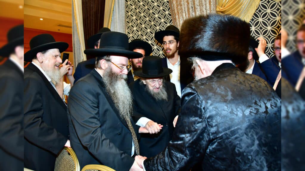 שמחת נישואי בתו של ראש הישיבות הגרי"מ דרוק שמחת נישואי בתו של ראש הישיבות הגרי"מ דרוק