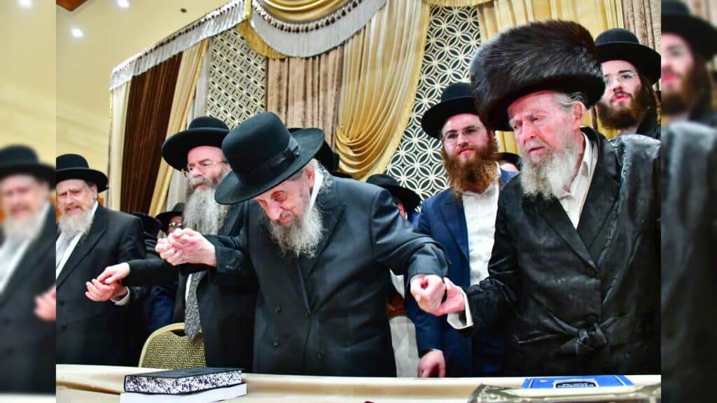 שמחת נישואי בתו של ראש הישיבות הגרי"מ דרוק שמחת נישואי בתו של ראש הישיבות הגרי"מ דרוק