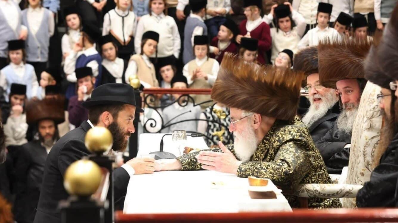 האדמו״ר מוויז׳ניץ קיבל את הנציג החרדי בעוצמה יהודית
