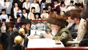 האדמו״ר מוויז׳ניץ קיבל את הנציג החרדי בעוצמה יהודית