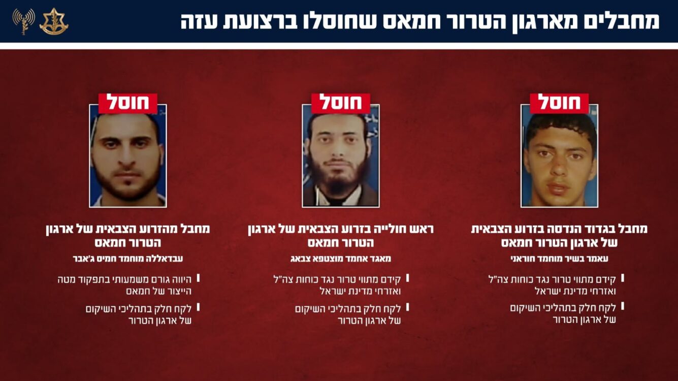שני מחבלי חמאס חוסלו בעזה
