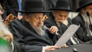 מרן הגר"ד לנדו: "מפלגות מסיתות ומפתות בתואנות שקר"