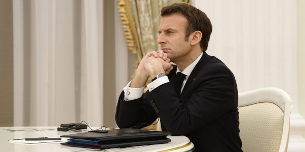 נשיא צרפת עמנואל מקרון | צילום: דוברות הקרמלין