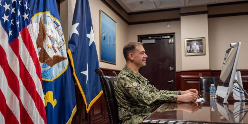 מפקד סנטקום בראד קופר. צילום: פיקוד מרכז האמריקני