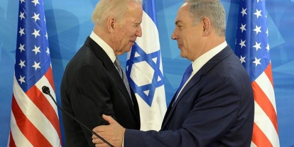 רה"מ נתניהו והמועמד הדמוקרטי לנשיאות ארה"ב ג'ו ביידן // צילום: שגרירות ארה"ב בישראל