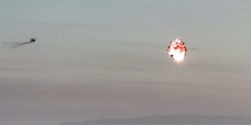 יירוט הכטב"מ. צילום: דו"צ