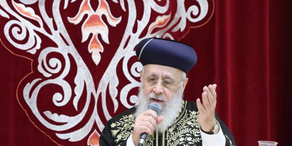 הגר"י יוסף  צילום: יעקב כהן