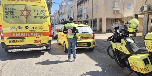 הזירה בכפר חב"ד - צילום: מד"א