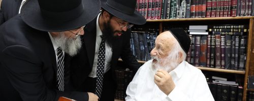 אצל ראש ישיבת פוניבז' מרן הגרב"ד פוברסקי שליט"T