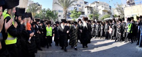 האדמו"ר מויז'ניץ באלעד צילום: יהושע פרוכטר