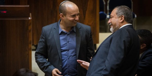 אילוסטרציה! בנט עם ליברמן פרוש/פלאש90