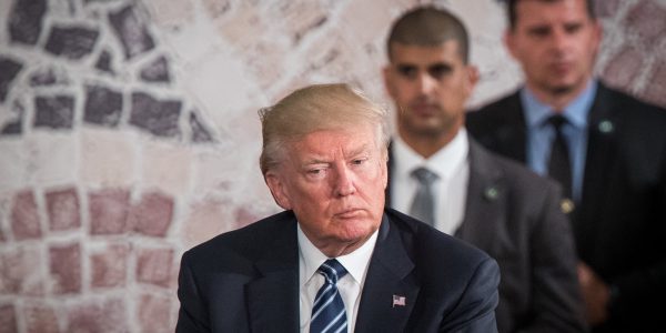 נשיא ארה"ב דונלד טראמפ // צילום: יונתן סינדל - Flash 90