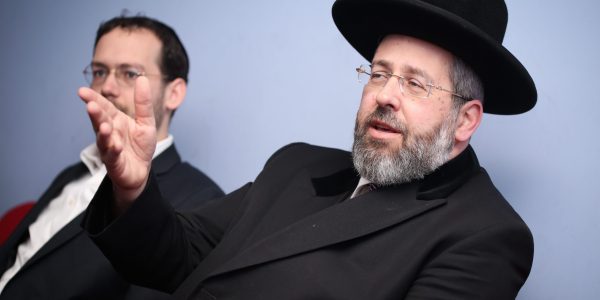 הרב דוד לאו צילום: דוד כהן / Flash90