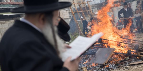 שריפת חמץ צילום: נועם רבקין פנטון/פלאש90