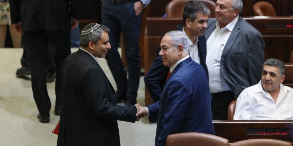 זאב אלקין ובנימין נתניהו בימים טובים יותר // Flash 90
