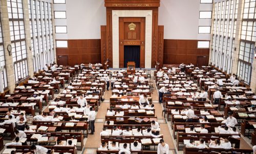 ישיבת מיר ברכפלד. צילום: אהרון קרון/פלאש 90