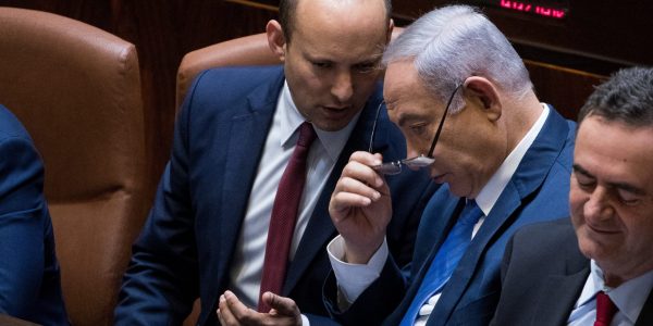 נתניהו ובנט // צילום: יונתן סינדל - Flash 90