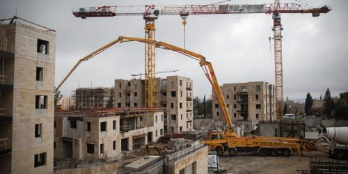 תנופת בנייה. אילוסטרציה. צילום: הדס פורוש/ פלאש 90