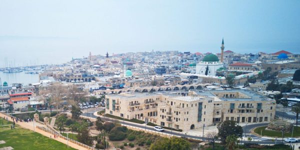 עכו במבט מלמעלה. צילום: Menachem Lederman/Flash90