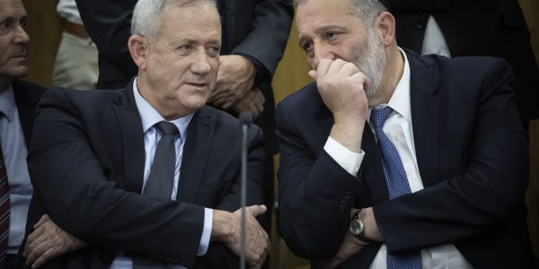 מנסה לגשר | דרעי וגנץ // צילום: הדס פורוש - Flash 90