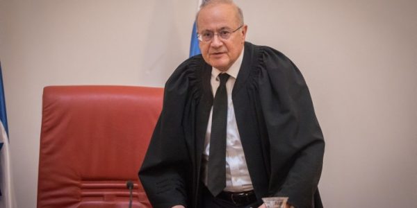 השופט אלרון. צילום: Yonatan Sindel/Flash90