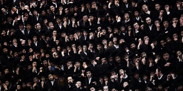 טיש בחסידות בעלזא. צילום אילוסטרציה: אהרן קראהן - פלאש 90