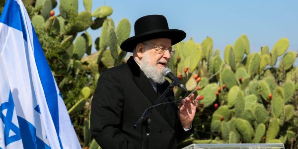 הרב ישראל מאיר לאו צילום פלאש 90