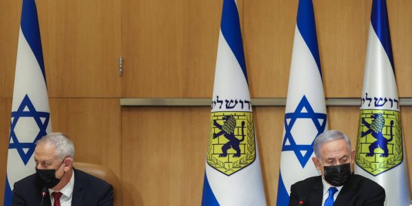 בנימין נתניהו ובני גנץ // צילום: פלאש 90