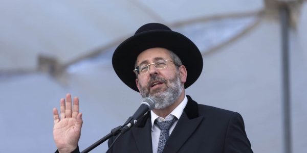 הרב הראשי לישראל דוד לאו | צילום: Olivier Fitoussi/Flash90