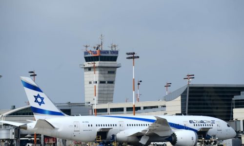 מטוס בנתב"ג. צילום: Tomer Neuberg/Flash90