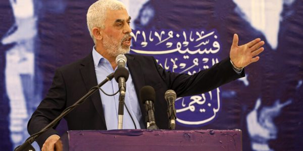 יחיא סינוואר מנהיג חמאס שחוסל. צילום: עטיה מוחמד/פלאש 90