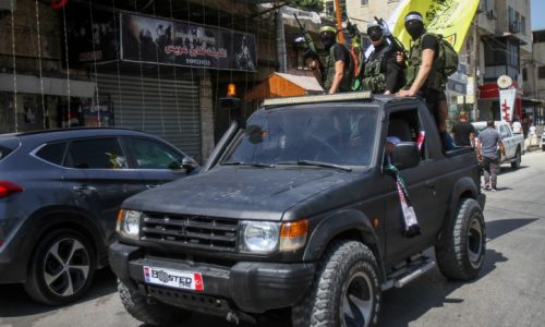 רכב חמושים  // צילום: Nasser Ishtayeh/Flash90