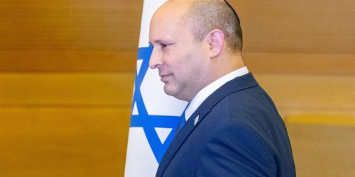 נפתלי בנט // צילום: אוליבייה פיטוסי/FLASH90