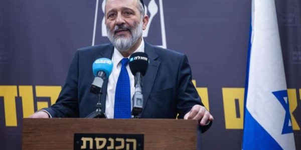 אריה דרעי. צילום: יונתן זינדל, פלאש 90