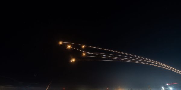 כיפת ברזל בפעולה. צילום יונתן זינדל פלאש 90